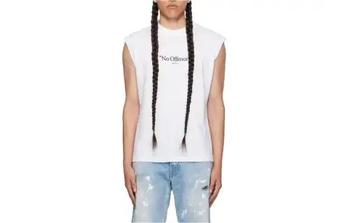 OFF WHITE T Shirt Regular Fit Men's White