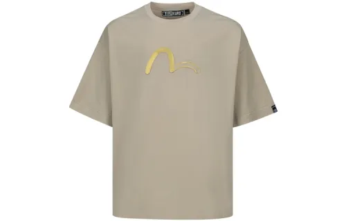 EVISU T Shirts Men's Crew Neck Moderate Straight Fit