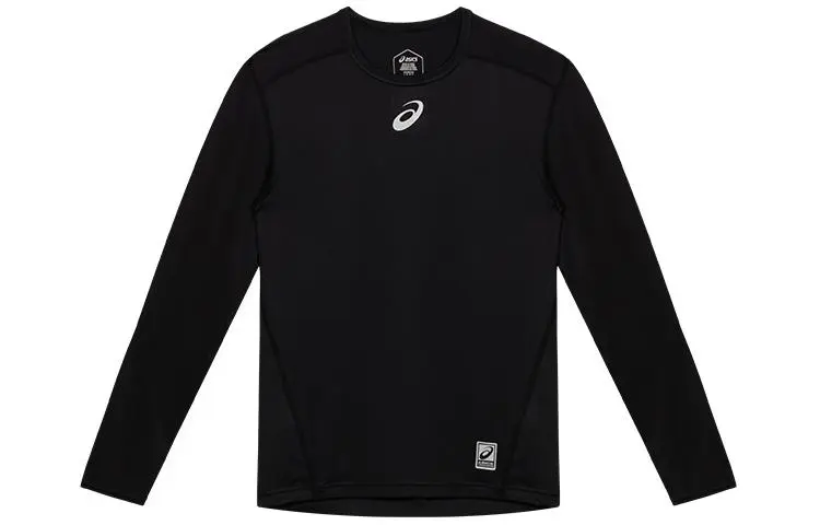 ASICS T-Shirts Men's Black Crew Neck Moderate Straight Fit