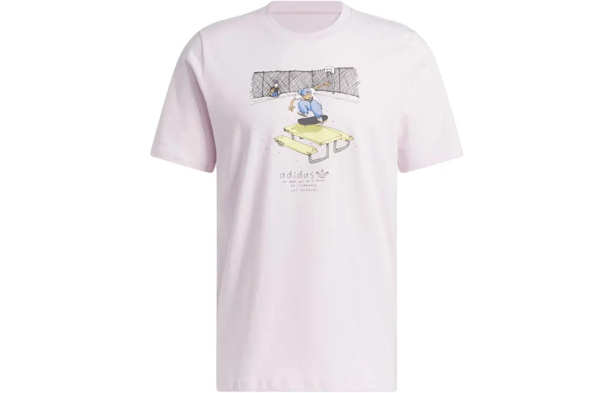 Adidas Originals T Shirt Men's Pink