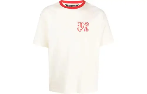 Palm Angels Racing monogram-print T-shirt