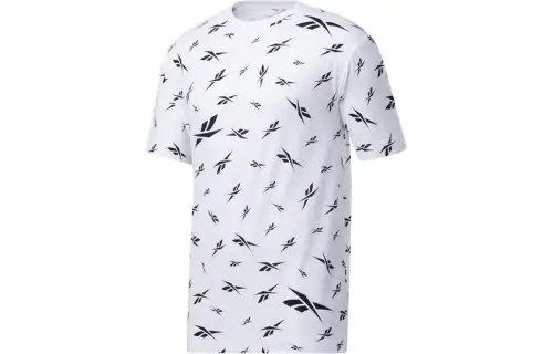 Reebok Te Aop Vector Tee T Shirt Men's White