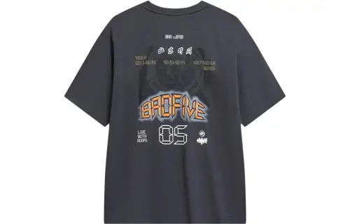 Li Ning Badfive T Shirt Unisex Ebony Black
