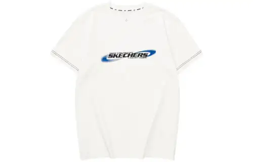 Skechers SS24 T Shirt Men's Marshmallow White