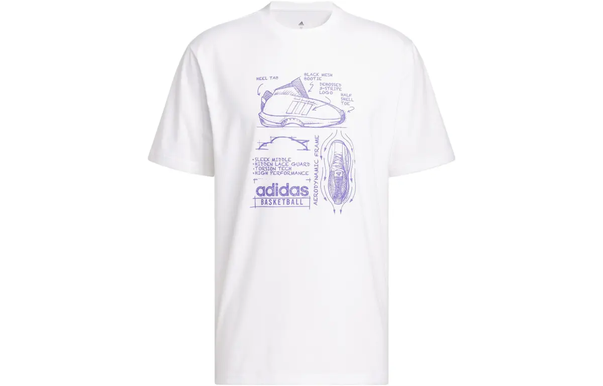 Adidas Set-in Sleeve T-Shirt Men's White