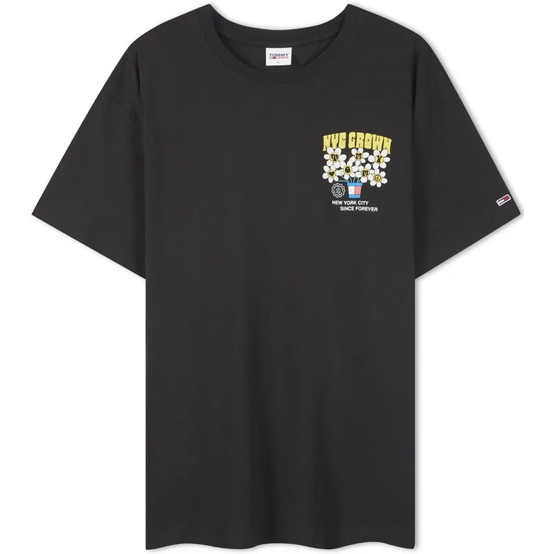 Tommy Hilfiger Short Sleeved T Shirts Men's Black