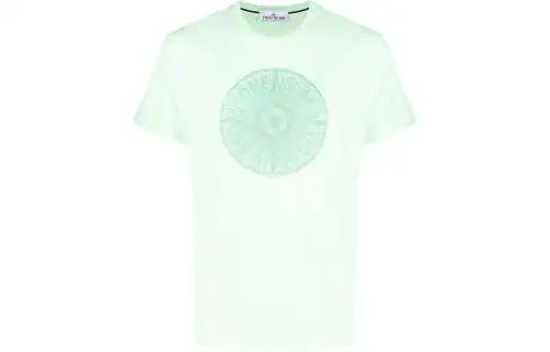 STONE ISLAND T Shirt Men's Light Green