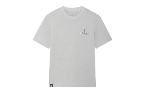 Li Ning Wade Collection T Shirt Men's Heather Gray Light Smoke Gray