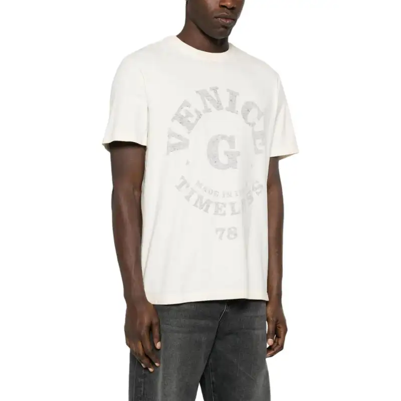 Golden Goose Logo Printed Crewneck T-Shirt