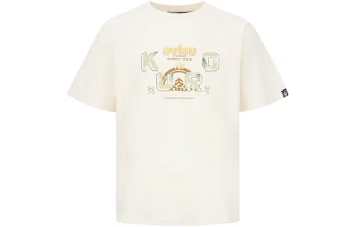 EVISU T Shirts Men's Crew Neck Moderate Straight Fit
