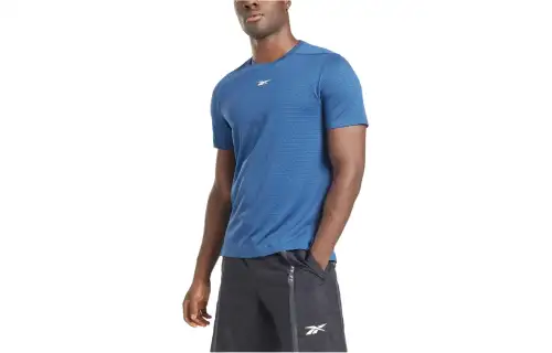 Reebok TS SWEATSHIFT MOVE Tee T Shirt Men's Blue