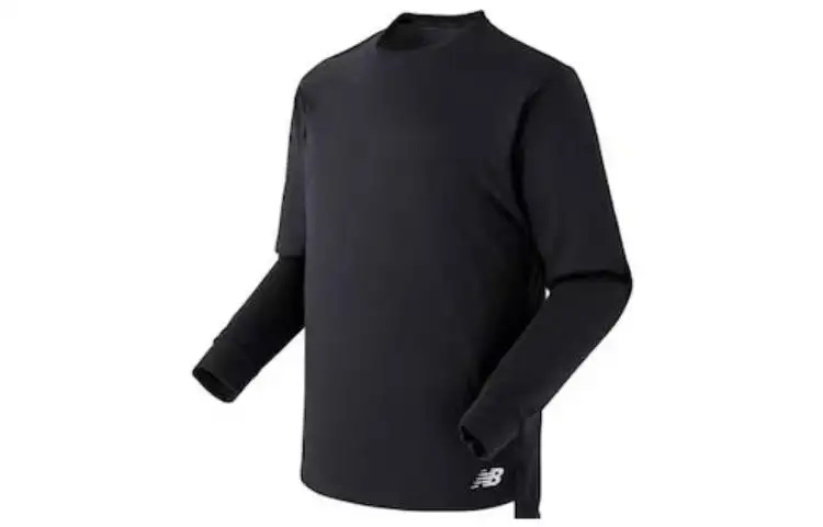 New Balance RWT T Shirts Men's Black Crew Neck Moderate Other