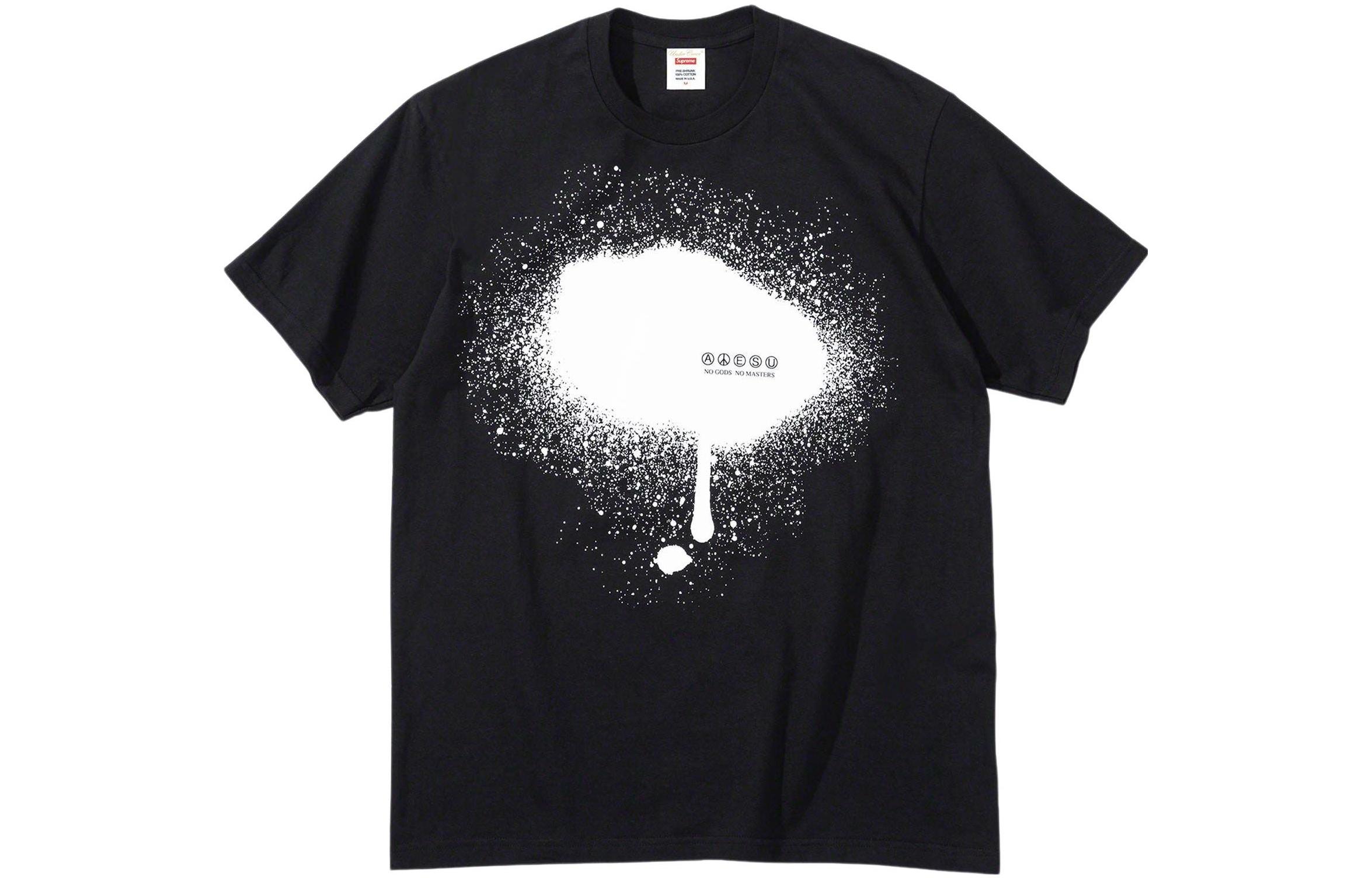 Supreme SS23 Весна-Лето Series Week6 TAG TEE стандартный Напечатано короткий рукав американский стиль модные Футболка мужские и женские фасон унисекс