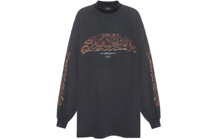 Balenciaga Pre Owned 2000s Graphic print Long sleeve T shirt