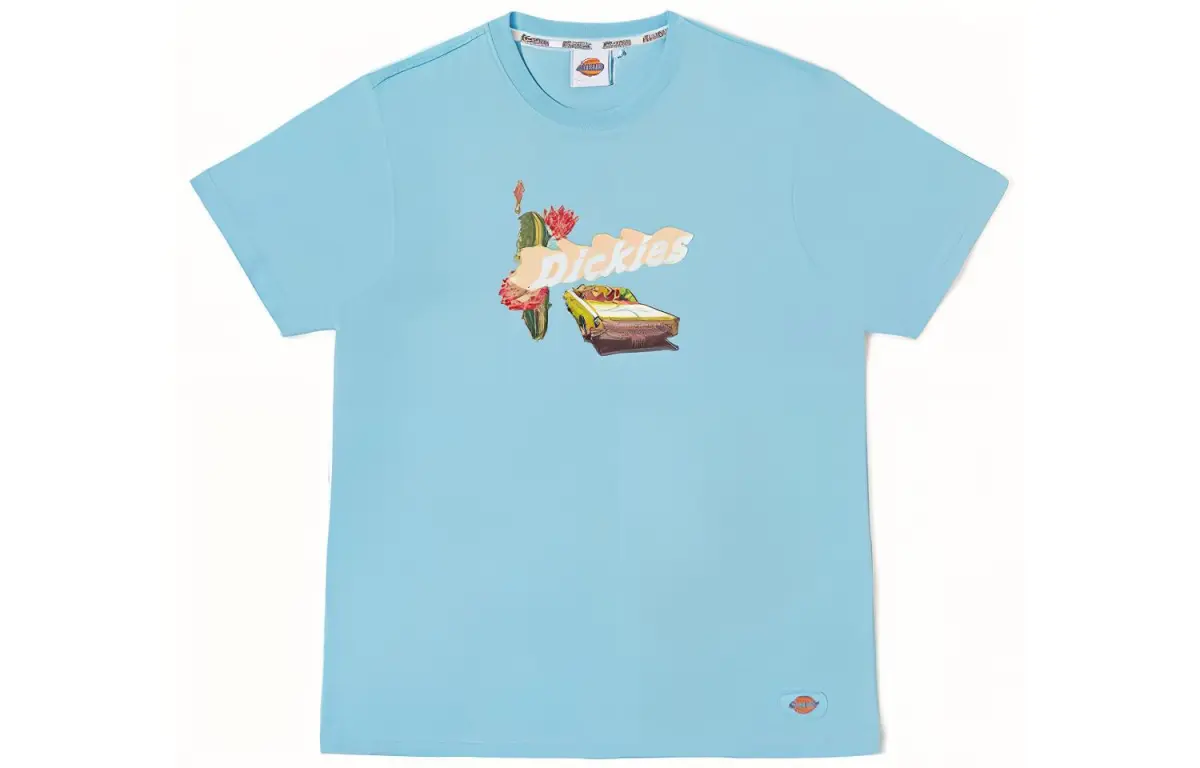 Dickies T Shirt Unisex Sky Blue