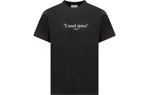 OFF WHITE Logo Printed Crewneck T Shirt