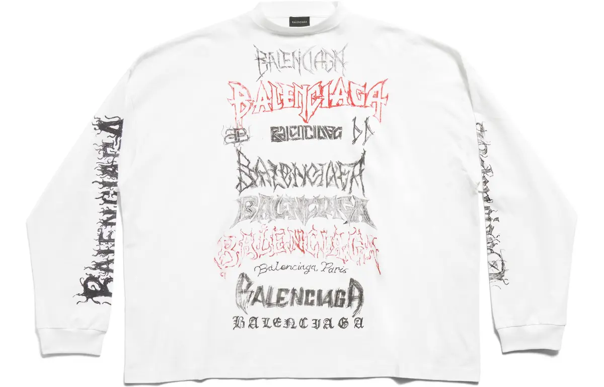 Balenciaga SS24 T Shirt Loose Fit Unisex White