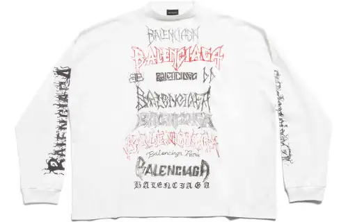 Balenciaga Diy Metal Longsleeve Medium Fit T Shirt