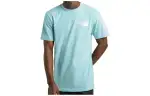 THE NORTH FACE T Shirts Men's Blue Crew Neck Moderate Straight Fit