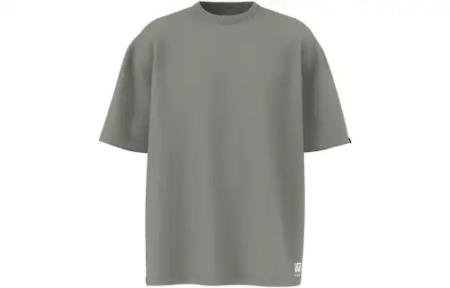 Vans MICHAEL FEBRUARY T Shirts Unisex Gray Crew Neck Moderate Straight Fit