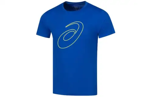 ASICS Running T Shirt Men's Blue