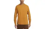 Nike T Shirts Men's Gold Crew Neck Moderate Straight Fit