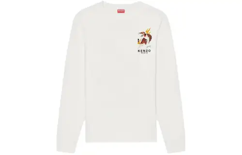KENZO SS24 T Shirt Men's Gray White