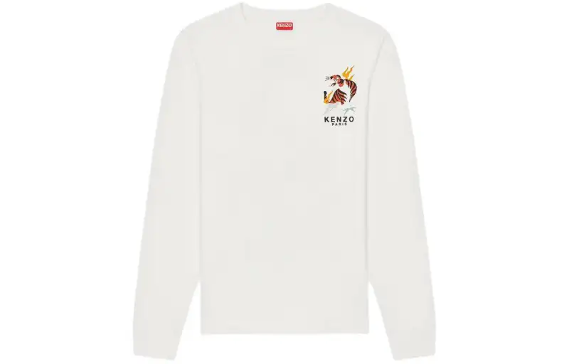 KENZO SS24 T Shirt Men's Gray White