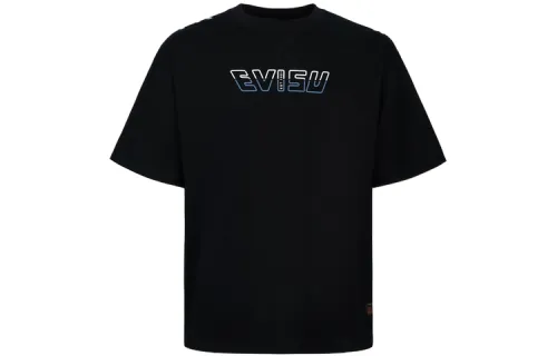 EVISU T Shirts Men's Crew Neck Moderate Straight Fit