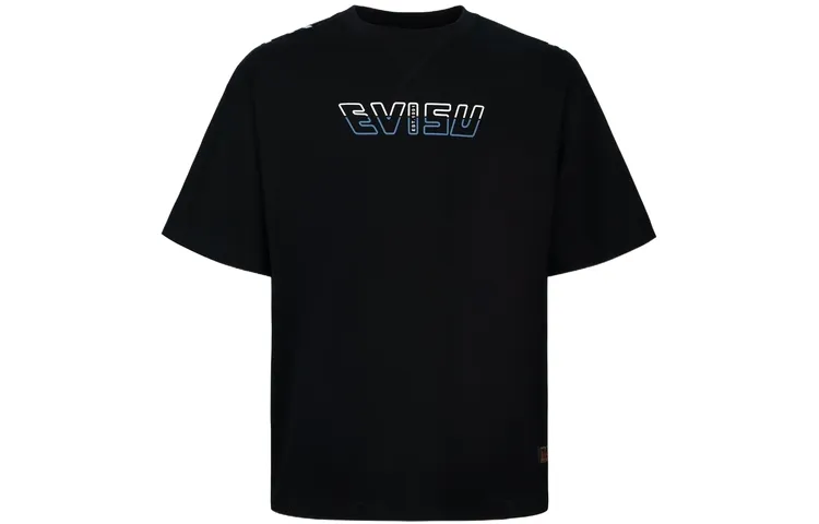 EVISU T Shirts Men's Crew Neck Moderate Straight Fit