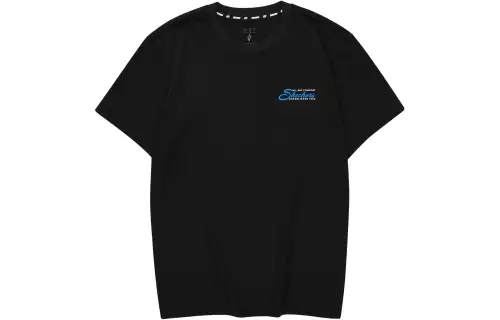 Skechers T Shirt Unisex Carbon Black
