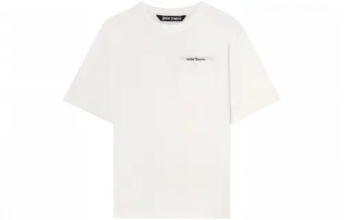 Palm Angels logo-tape cotton T-shirt