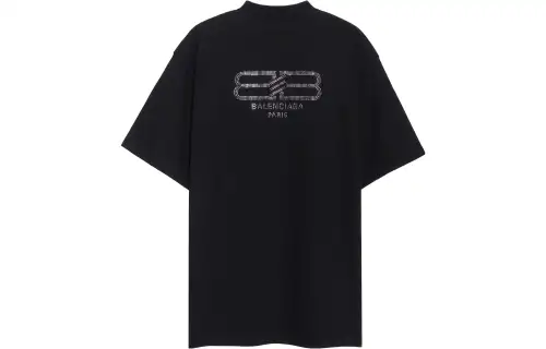 Balenciaga Bb Paris Medium Fit T-Shirt