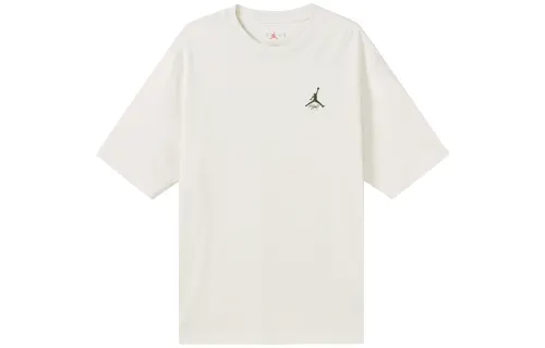 Jordan Drop Shoulder Sleeve T-Shirt Men's White