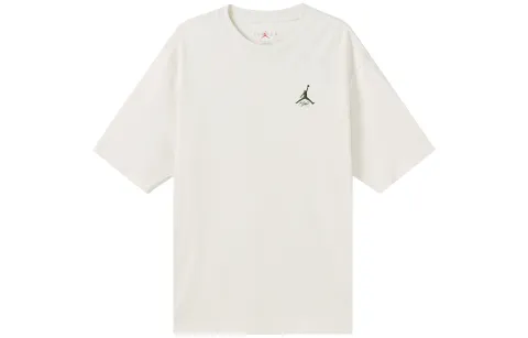 Jordan Drop Shoulder Sleeve T-Shirt Men's White