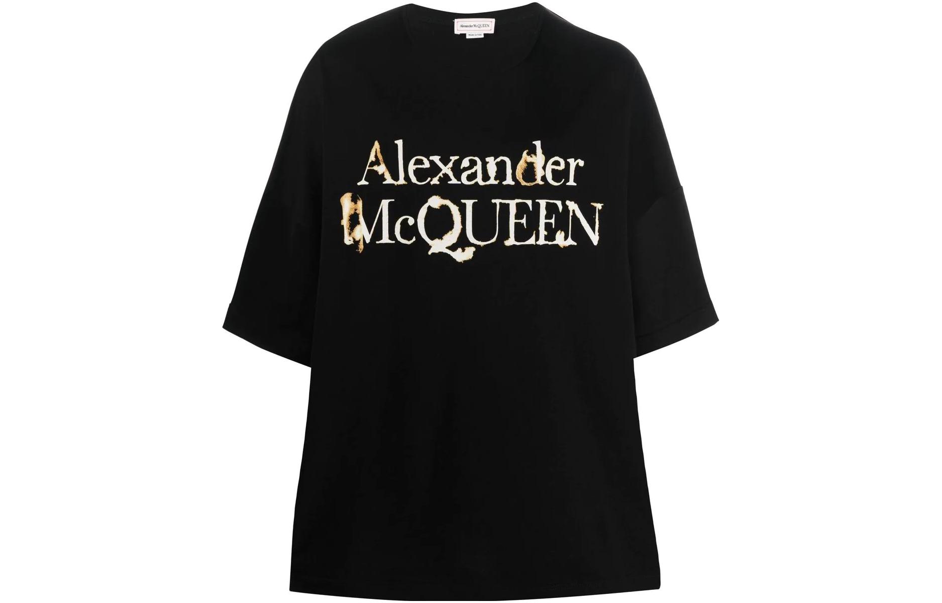 Футболка Alexander McQueen 710955-QTZ35-0901 (черный)