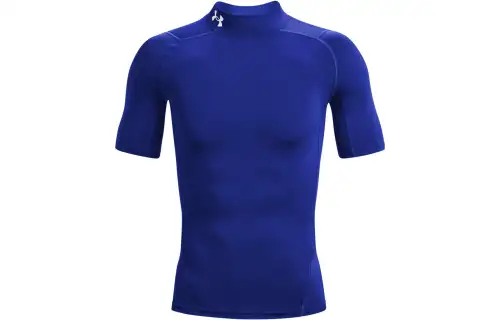 Under Armour T Shirts Men's Blue Half Turtleneck Moderate Straight Fit