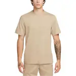 Nike T Shirts Men's Khaki Crew Neck Thin Straight Fit