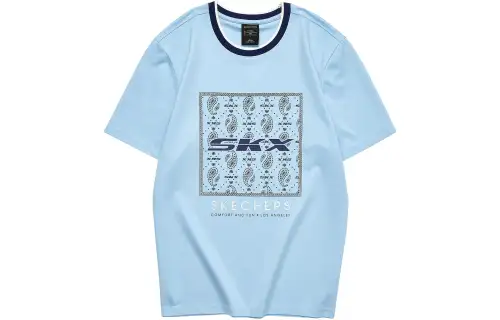 Skechers T Shirt Men's Sky Blue