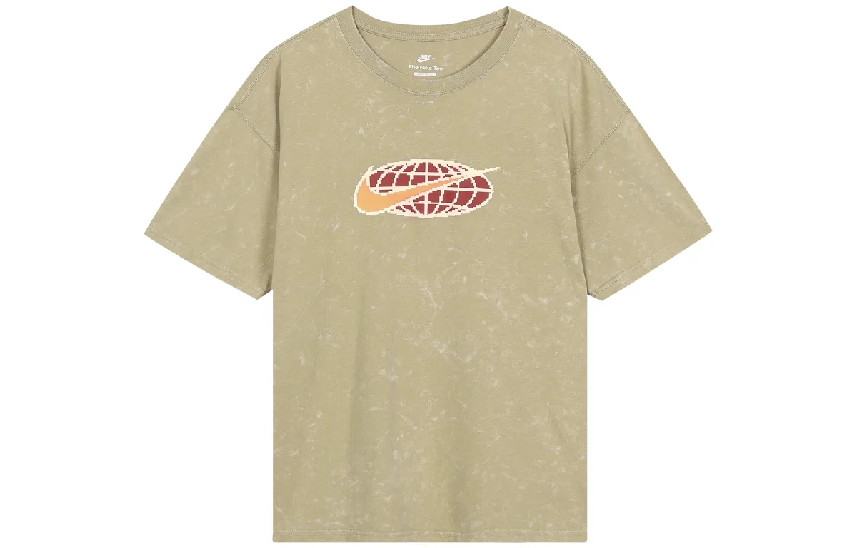 Nike Drop Shoulder Sleeve T-Shirt Men's Gray