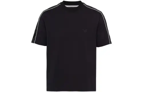 PRADA T Shirts Men's Black Crew Neck