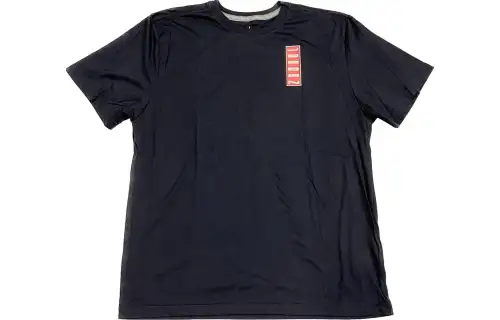 Jordan T Shirts Unisex Black Crew Neck Moderate Straight Fit