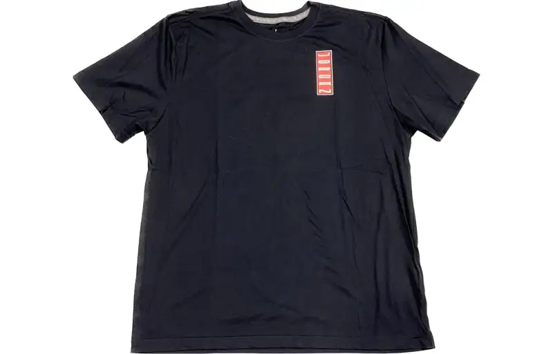 Jordan T Shirts Unisex Black Crew Neck Moderate Straight Fit