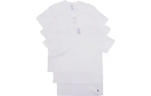 Polo Ralph Lauren T Shirt Men's 3 Pack White