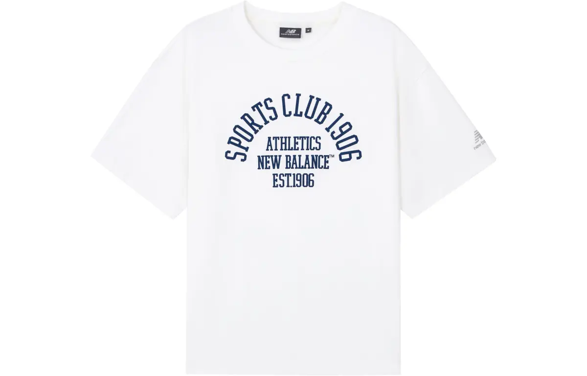 New Balance T Shirt Unisex White
