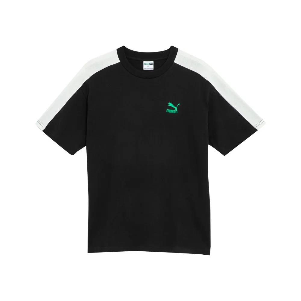 PUMA Drop Shoulder Sleeve T-Shirt Men's Black