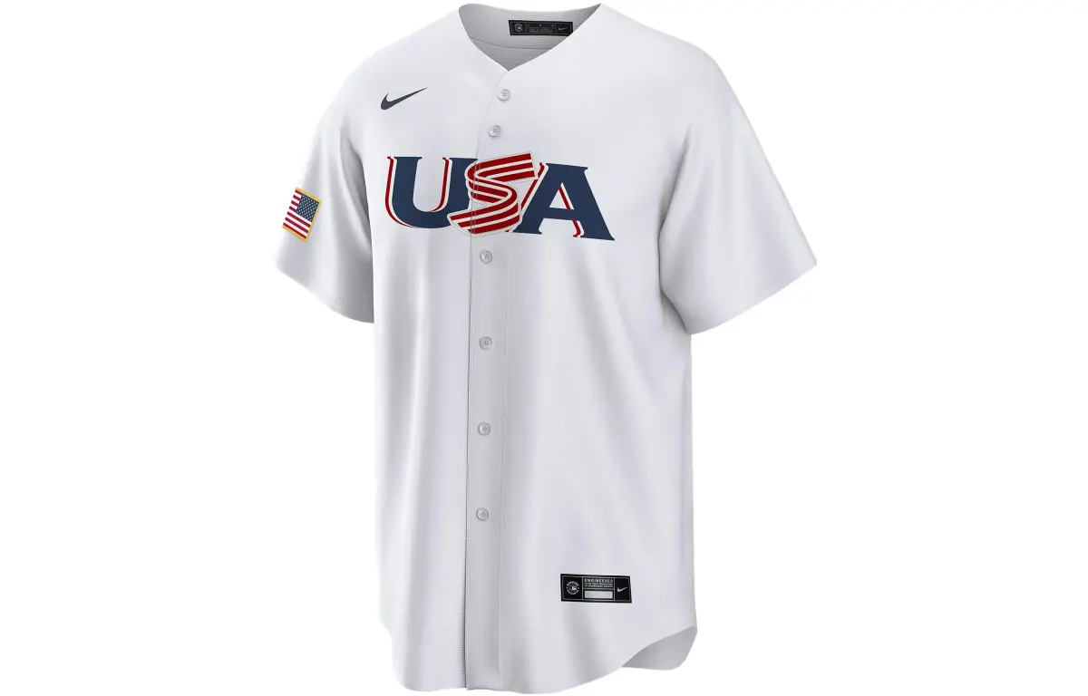 Nike T-Shirts Men's White V-neck Moderate Straight Fit