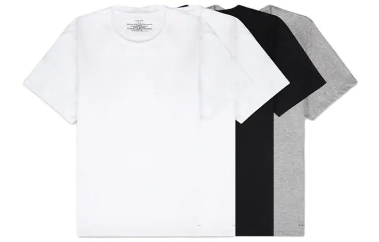 Calvin Klein T-Shirts Men's Crew Neck Moderate Straight Fit
