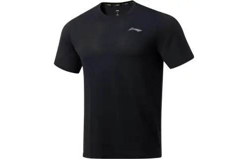 Li Ning Running Collection T Shirt Men's Black