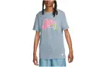 Nike T Shirts Men's Pink/Blue Crew Neck Moderate Straight Fit